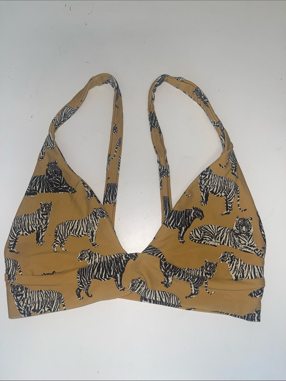 Boys + Arrows Tiger Bikini Top